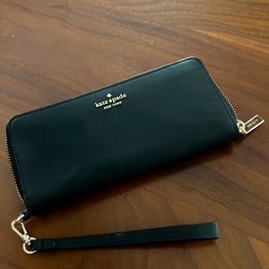 Kate Spade Spencer Zip Around Continental Wallet black